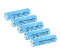 vhbw 5x Batterie compatible avec Braun 3776, 3769, 3795, 3794, 50-B1000s, 3770, 3796, 3758, 3753 brosse à dents électrique (740mAh, 3,7V, Li-ion)