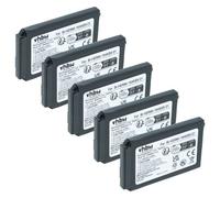 vhbw 5x Batterie compatible avec Cisco CP-7925G-A-K9, CP-7925G-EX-K9, CP-BATT-7925G-STD téléphone fixe sans fil (1500mAh, 3,7V, Li-ion)