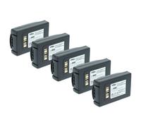 vhbw 5x Batterie compatible avec Datalogic ELF scanner de code-barre POS (6800mAh, 3,7V, Li-ion)