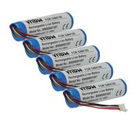 vhbw 5x Batterie compatible avec Datalogic Gryphon GM4130-WH-433K2, RBP-GM40, GM4400, GM4430 scanner de code-barre POS (3000mAh, 3,7V, Li-ion)