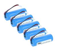 vhbw 5x Batterie compatible avec Datalogic QBT2131, QM2400 scanner de code-barre POS (1600mAh, 3,7V, Li-ion)