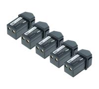 vhbw 5x Batterie compatible avec Elca TECHNO-M, GENIO-P télécommande remote control (700mAh, 7,2V, NiMH)