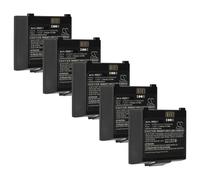 vhbw 5x Batterie compatible avec Epson Mobilink TM-P20II imprimante, scanner, imprimante d'étiquettes (1150mAh, 7,4V, Li-ion)