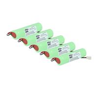vhbw 5x Batterie compatible avec Geo-Fennel FLG 250 green dispositif de mesure laseroutil de mesure (3500mAh, 2,4V, NiMH)