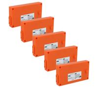 vhbw 5x Batterie compatible avec Gross Funk Crane, GF500 opérateur télécommande industrielle (2000mAh, 7,2V, NiMH)