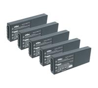 vhbw 5x Batterie compatible avec HBC Radiomatic Spectrum 2, Spectrum 3 opérateur télécommande industrielle (2000mAh, 6V, NiMH)