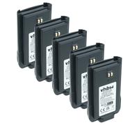 vhbw 5x Batterie compatible avec Hyt / Hytera TC-446S, TC-500S, TC-508U1, TC-448, TC-508U, TC-508 radio talkie-walkie (1800mAh, 7,4V, Li-ion)
