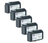 vhbw 5X Batterie Compatible avec IMET I060-AS037 | M550S Wave L, BE5000 opérateur télécommande industrielle (2000mAh, 2,4V, NiMH)