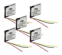 vhbw 5x Batterie compatible avec Jabra Engage 75 | 65 casque audio, écouteurs sans fil (290mAh, 3,8V, Li-ion)