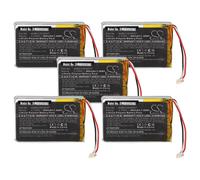 Vhbw 5x Batterie Compatible Avec Jabra Evolve 75 Casque Audio, Écouteurs Sans Fil (400mah, 3,7v, Li-Polymère)