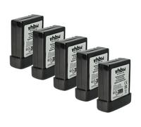 vhbw 5x Batterie compatible avec Kenwood TH44AT, TK-209, TH-79E, TH-44AT, TH-42AT, TH-79AT, TK209, TK-208 radio talkie-walkie (1100mAh, 6V, NiMH)