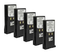 vhbw 5x Batterie compatible avec Kenwood TK-190, TK-180, TK-380, TK-290, TK-280, TK-385, TK-290 FuG 11b radio talkie-walkie (2100mAh, 7,2V, NiMH)
