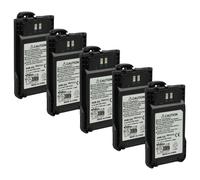 vhbw 5x Batterie compatible avec Kenwood TK-3000K2, TK-3000K, TK-3000E, TK-3000 radio talkie-walkie (1000mAh, 7,4V, Li-ion) - avec clip de ceinture