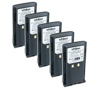 vhbw 5x Batterie compatible avec Kenwood TK-490, TK-5400, TK-481, TK-480 pour TK-390, TK-410 radio talkie-walkie (1800mAh, 7,2V, NiMH)