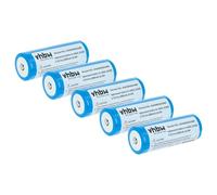 vhbw 5X Batterie Compatible avec Ledlenser M6R, MT14 Lampe de Poche ou frontrale (5000mAh, 3,7V, Li-ION)