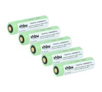 vhbw 5X Batterie Compatible avec Ledlenser ML4, ML6 Connect Warm Light | pour ML6 Warm Light, ML6, MH4 lampe de poche ou frontrale (3400mAh, 3,7V, Li-ion)