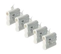 vhbw 5X Batterie Compatible avec Midland XT74, XT70 Radio Talkie-walkie (1000mAh, 3,6V, NiMH)