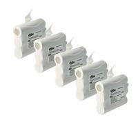 vhbw 5x Batterie compatible avec Midland XT74, XT70 radio talkie-walkie (1000mAh, 3,6V, NiMH)