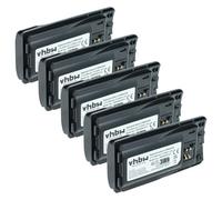 vhbw 5X Batterie Compatible avec Motorola RMV2080, XT460, XT420, XT660d Radio Talkie-walkie (3500mAh, 3,7V, Li-ION)