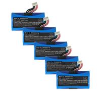 vhbw 5x Batterie compatible avec Newland N900, N910, N510 scanner de code-barre POS (2600mAh, 7,4V, Li-ion)