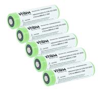 vhbw 5X Batterie Compatible avec Olight Seeker 2 Pro, 4 Pro, 3 Pro, 2 Lampe de Poche ou frontrale (4,8Ah, 3,7V, Li-ION)