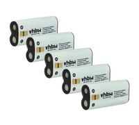 vhbw 5x Batterie compatible avec Olympus DS-3300, DS-2300, DS-5000, DS-4000, DS-5000ID dictaphone (800mAh, 2,4V, NiMH)