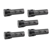 vhbw 5x Batterie compatible avec Panasonic EY6220B, EY6220D, EY6220DR, EY9021, EY9021B, EY903 outil électrique (3300mAh NiMH 2,4V)