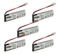 vhbw 5x Batterie compatible avec Plantronics Calisto P620, P620-M, 620M, 620UC/M, 620 haut-parleurs, enceintes portatives (730mAh, 3,7V, Li-polymère)