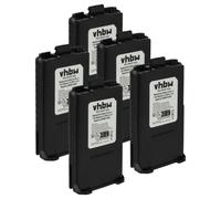 vhbw 5x Batterie compatible avec Pofung UV-5RE, UV-5RA, UV-5R radio talkie-walkie (1800mAh, 7,4V, Li-ion)