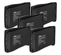 vhbw 5X Batterie Compatible avec Retevis H777 Radio Talkie-walkie (1500mAh, 3,7V, Li-ION)