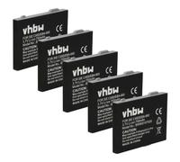 vhbw 5X Batterie Compatible avec Siemens Gigaset M3 Plus Professional | téléphone fixe sans fil (750mAh, 3,7V, Li-ion)