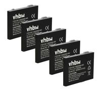 vhbw 5x Batterie compatible avec Siemens OpenStage M3 téléphone fixe sans fil (750mAh, 3,7V, Li-ion)