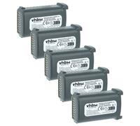 vhbw 5x Batterie compatible avec Symbol MC9200-G, MC920, MC9190, MC9097-K, MC9190-K, MC9190-G ordinateur handheld (2600mAh, 7,4V, Li-ion)