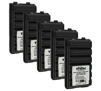 vhbw 5x Batterie compatible avec Yaesu Vertex VXA-210 Aviator Pilot, VXA-220 Pro VI, VXA-210 Lite radio talkie-walkie (1600mAh, 7,2V, NiMH)