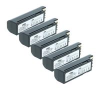 vhbw 5x Batterie compatible avec Zebra LS3678, DS3678, DS3600, LI3678, LS3600, EVM, LI3600 scanner de code-barre POS (2200mAh, 3,7V, Li-ion)