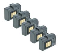 vhbw 5X Batterie Compatible avec Zebra QLn220HC, QLn320HC, QLN220, QLN320 imprimante, Scanner, imprimante d'étiquettes (2600mAh, 7,4V, Li-ION)