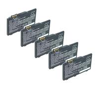vhbw 5X Batterie Compatible avec Zebra RFD8500 Ordinateur Mobile PDA Scanner (4400mAh, 3,7V, Li-ION)