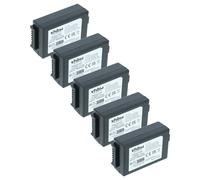 vhbw 5x Batterie compatible avec Zebra WorkAbout Pro 2, 3, G4, 4 ordinateur handheld (3300mAh, 3,7V, Li-ion)