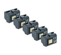 vhbw 5x Batterie compatible avec Zebra ZQ510, ZQ511 RFID, ZQ500, ZQ511 imprimante, scanner, imprimante d'étiquettes (5200mAh, 7,4V, Li-ion)