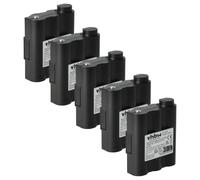 vhbw 5X Batterie Remplacement pour Alan/Midland BATT5R | PB-ATL/G7 pour radio talkie-walkie (700mAh, 6V, NiMH)