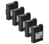 vhbw 5x Batterie remplacement pour Alan / Midland BATT5R, PB-ATL/G7 pour radio talkie-walkie (700mAh, 6V, NiMH)
