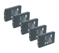 vhbw 5x Batterie remplacement pour Autec R0BATT00E11A0 pour opérateur télécommande industrielle (500mAh, 3,6V, NiMH)