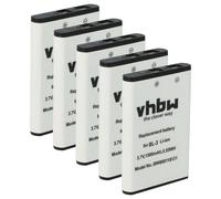 vhbw 5x Batterie remplacement pour Baofeng BL-3 pour radio talkie-walkie (1500mAh, 3,7V, Li-ion)