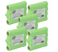 vhbw 5x Batterie remplacement pour Cobra FA-BP, GA-CT, GA-CR, GA-CM, FA-CK pour radio talkie-walkie (600mAh, 4,8V, NiMH)