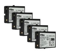 vhbw 5x Batterie remplacement pour Danfoss 2303691, BT06 pour opérateur télécommande industrielle (600mAh, 7,2V, NiMH)