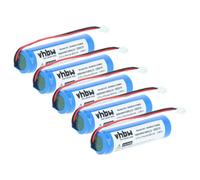 vhbw 5x Batterie remplacement pour Datalogic 90ACC1945, 128000791 pour scanner de code-barre POS (750mAh, 3,7V, Li-ion)
