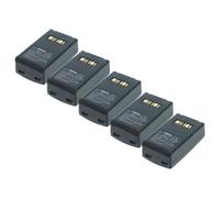 vhbw 5x Batterie remplacement pour Datalogic 94ACC1386, BT-26, BT-10 pour scanner de code-barre POS (5200mAh, 3,7V, Li-ion)