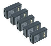vhbw 5x Batterie remplacement pour Datalogic 94ACC1386 | BT-26, BT-10 pour scanner de code-barre POS (6800mAh, 3,7V, Li-ion)