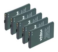 vhbw 5x Batterie remplacement pour Hytera BL2009 pour radio talkie-walkie (2000mAh, 3,7V, Li-ion)