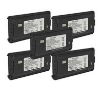 vhbw 5x Batterie remplacement pour Kenwood KNB-29A, KNB-29, BPKNB45LI, BPKNB29MHXT-1, BPKNB29MH pour radio talkie-walkie (1600mAh, 7,2V, NiMH)